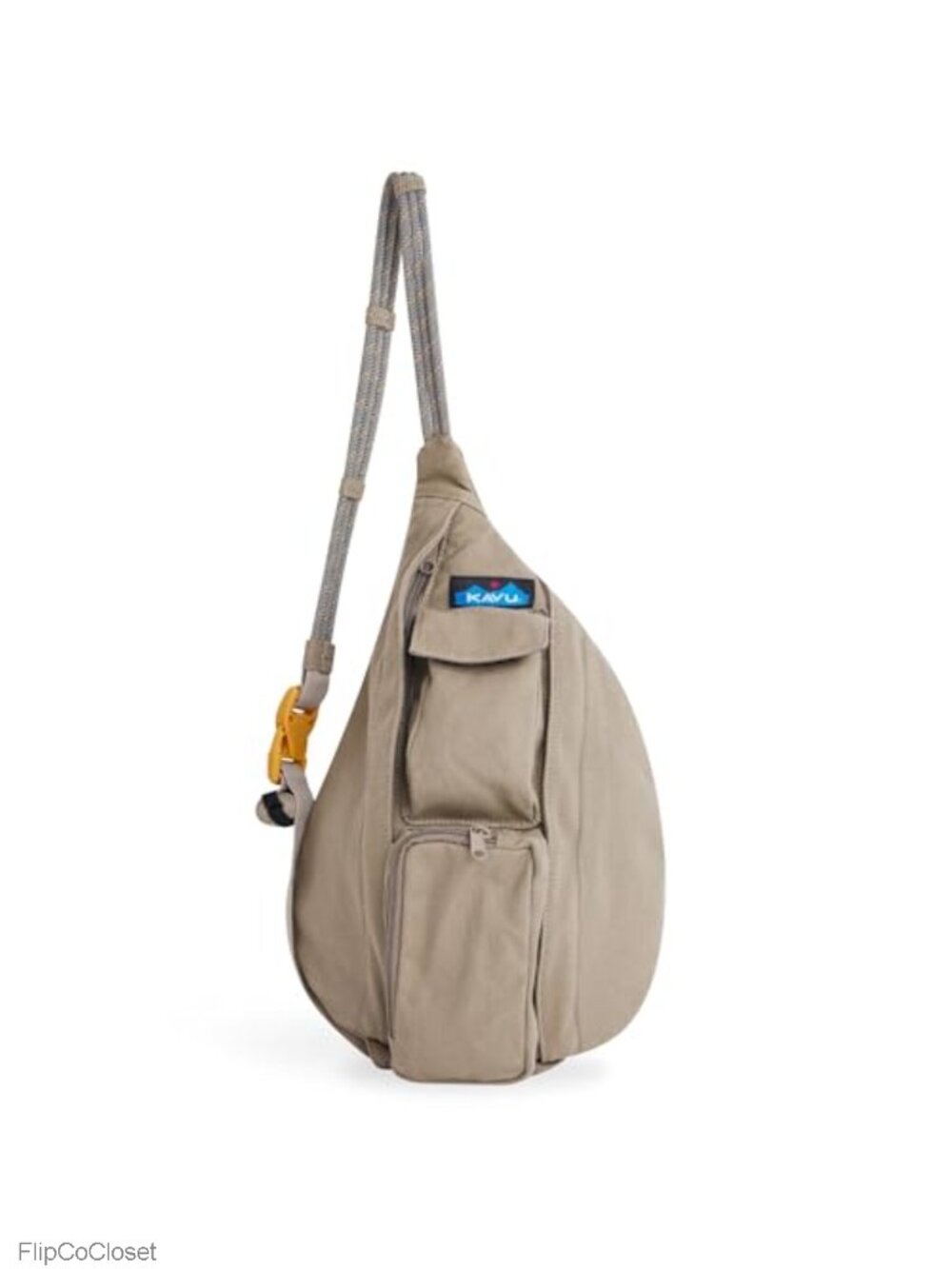 Cotton Canvas Crossbody Sling Bag Mini Rope Travel Purse